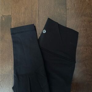 Lululemon Wunder Under 28” High-Waisted Black Leggings